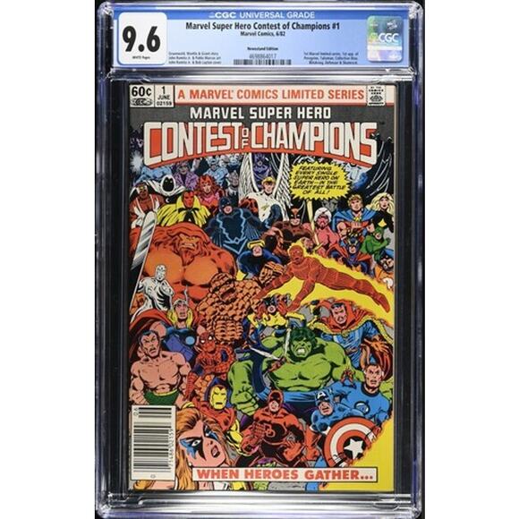 Marvel Super Hero Contest of Champions #1 (1982) CGC 9.6 Newsstand 864017